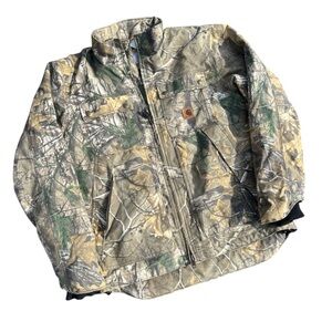 Carhartt Camouflage Camo Jacket Size M Oversized Fit
